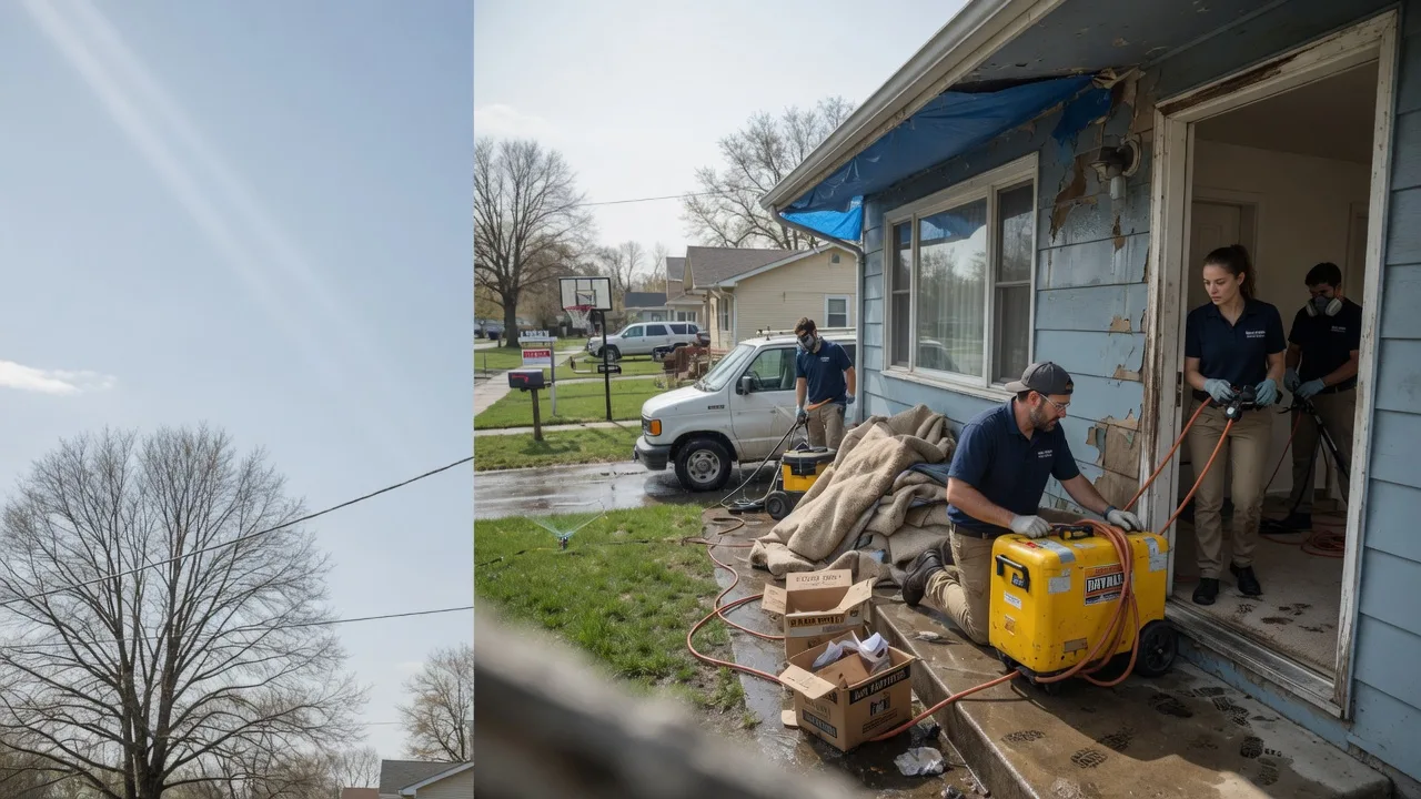 Basement Flood Cleanup in Smyrna Mills, ME near me